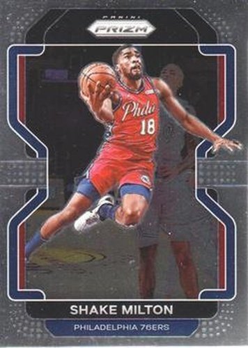 #58 Shake Milton - Philadelphia 76ers - 2021-22 Panini Prizm Basketball