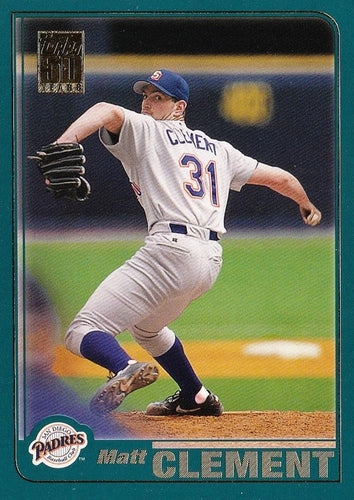#58 Matt Clement - San Diego Padres - 2001 Topps Baseball