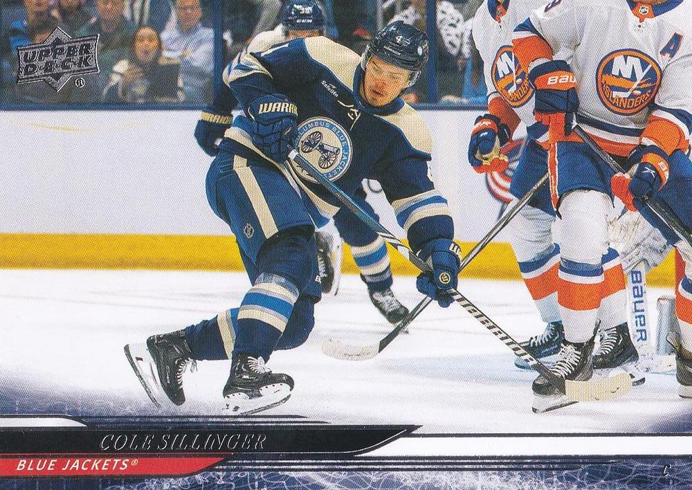 #58 Cole Sillinger - Columbus Blue Jackets - 2024-25 Upper Deck Hockey