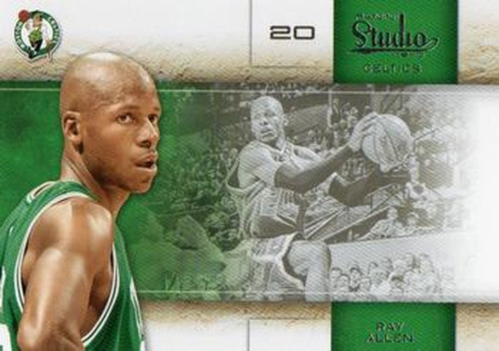 #58 Ray Allen - Boston Celtics - 2009-10 Panini Studio Basketball