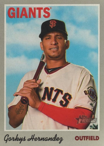 #58 Gorkys Hernandez - San Francisco Giants - 2019 Topps Heritage Baseball