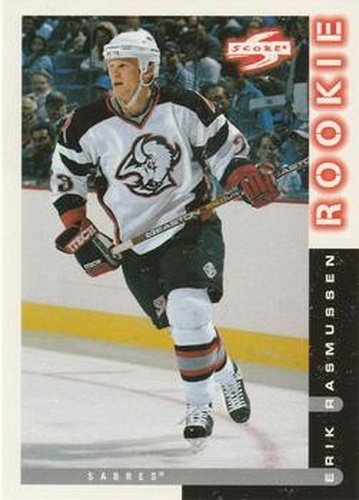 #58 Erik Rasmussen - Buffalo Sabres - 1997-98 Score Hockey