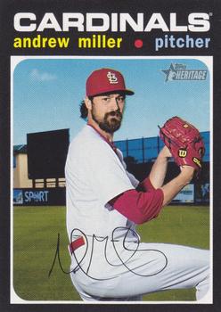 #58 Andrew Miller - St. Louis Cardinals - 2020 Topps Heritage Baseball