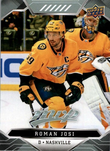 #58 Roman Josi - Nashville Predators - 2019-20 Upper Deck MVP Hockey