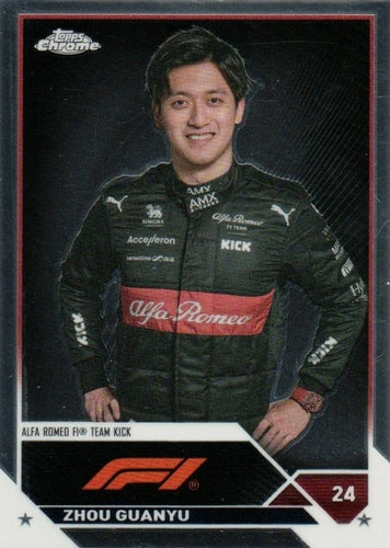 #58a Zhou Guanyu - Alfa Romeo F1 Team Kick - 2023 Topps Chrome Formula 1 Racing