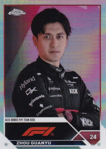 #58b Zhou Guanyu - Alfa Romeo F1 Team Kick - 2023 Topps Chrome Formula 1 Racing