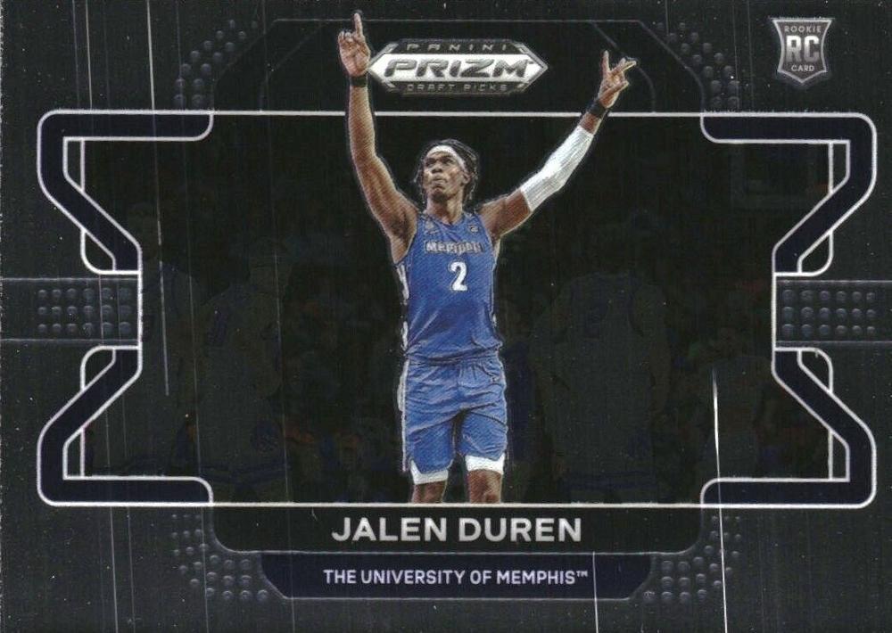 #58b Jalen Duren - Memphis Tigers - 2022 Panini Prizm Draft Picks Basketball