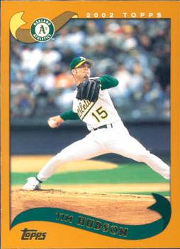 #590 Tim Hudson - Oakland Athletics - 2002 Topps Baseball