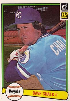 #590 Dave Chalk - Kansas City Royals - 1982 Donruss Baseball