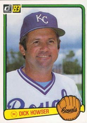 #590 Dick Howser - Kansas City Royals - 1983 Donruss Baseball