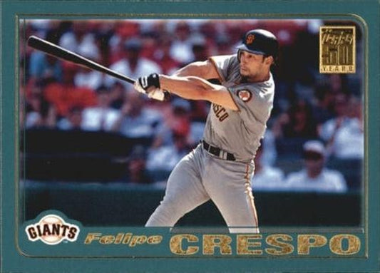 #590 Felipe Crespo - San Francisco Giants - 2001 Topps Baseball