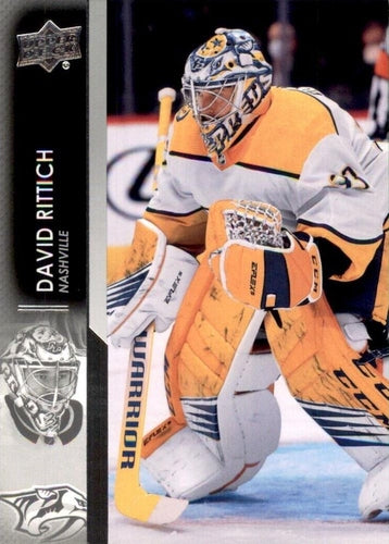 #590 David Rittich - Nashville Predators - 2021-22 Upper Deck Hockey