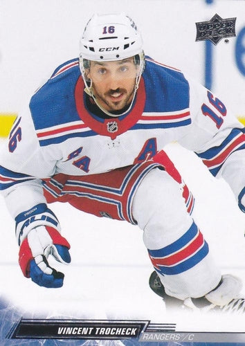 #591 Vincent Trocheck - New York Rangers - 2022-23 Upper Deck Hockey
