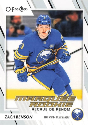 #591 Zach Benson - Buffalo Sabres - 2023-24 O-Pee-Chee Hockey