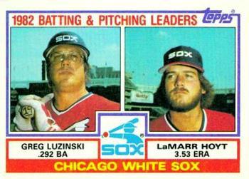 #591 White Sox Leaders / Checklist Greg Luzinski / LaMarr Hoyt - Chicago White Sox - 1983 Topps Baseball