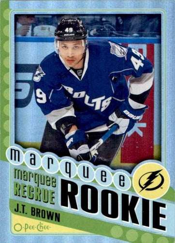 #592 J.T. Brown - Tampa Bay Lightning - 2012-13 O-Pee-Chee - Rainbow Hockey