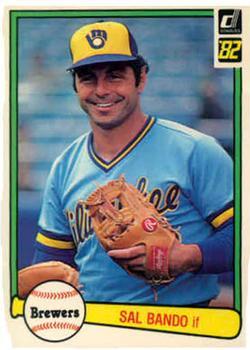 #592 Sal Bando - Milwaukee Brewers - 1982 Donruss Baseball