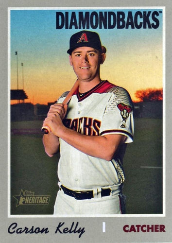 #592 Carson Kelly - Arizona Diamondbacks - 2019 Topps Heritage Baseball