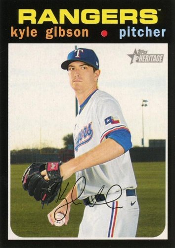 #593 Kyle Gibson - Texas Rangers - 2020 Topps Heritage Baseball