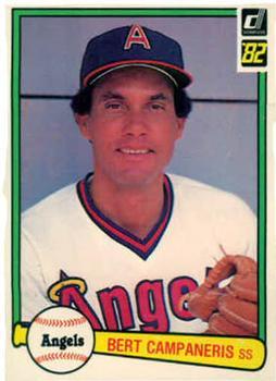 #593 Bert Campaneris - California Angels - 1982 Donruss Baseball