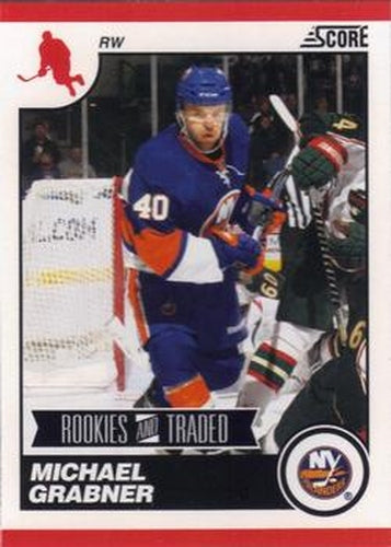#593 Michael Grabner - New York Islanders - 2010-11 Score Hockey