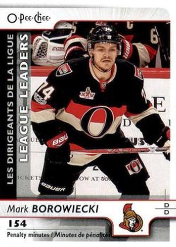 #594 Mark Borowiecki - Ottawa Senators - 2017-18 O-Pee-Chee Hockey