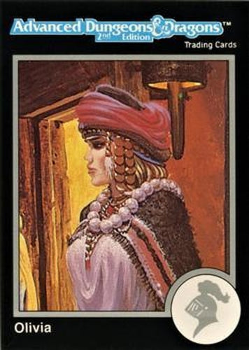#594 Olivia - 1991 TSR Advanced Dungeons & Dragons - Silver