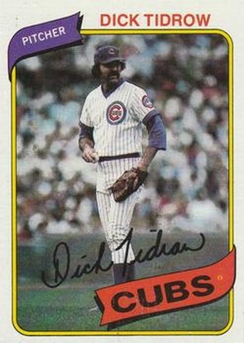 #594 Dick Tidrow - Chicago Cubs - 1980 Topps Baseball