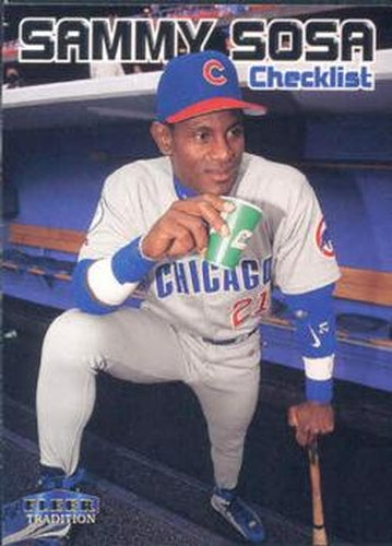 #594 Sammy Sosa - Chicago Cubs - 1999 Fleer Tradition Baseball
