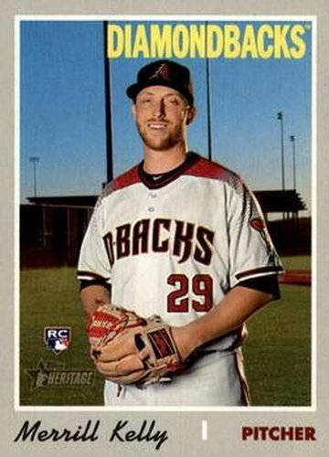 #594 Merrill Kelly - Arizona Diamondbacks - 2019 Topps Heritage Baseball