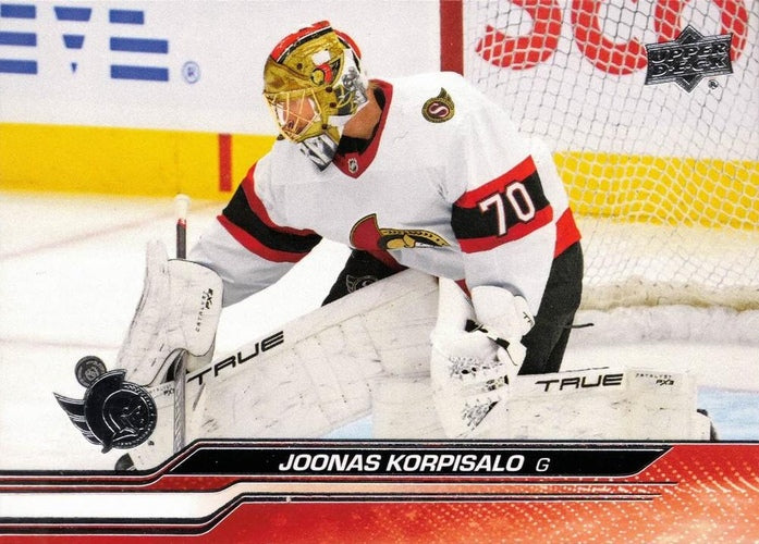 #594 Joonas Korpisalo - Ottawa Senators - 2023-24 Upper Deck Hockey