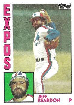 #595 Jeff Reardon - Montreal Expos - 1984 Topps Baseball