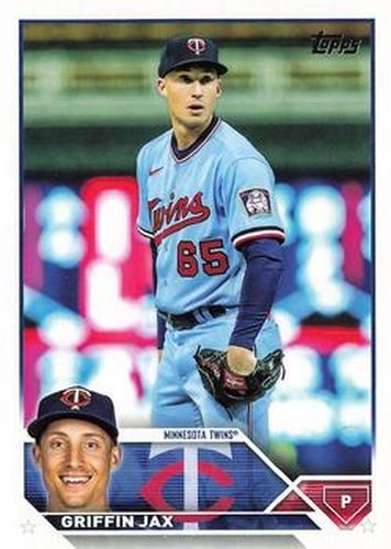 #595 Griffin Jax - Minnesota Twins - 2023 Topps Baseball