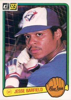 #595 Jesse Barfield - Toronto Blue Jays - 1983 Donruss Baseball