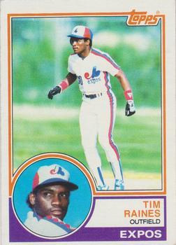 #595 Tim Raines - Montreal Expos - 1983 Topps Baseball