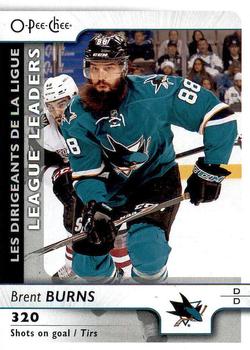 #595 Brent Burns - San Jose Sharks - 2017-18 O-Pee-Chee Hockey