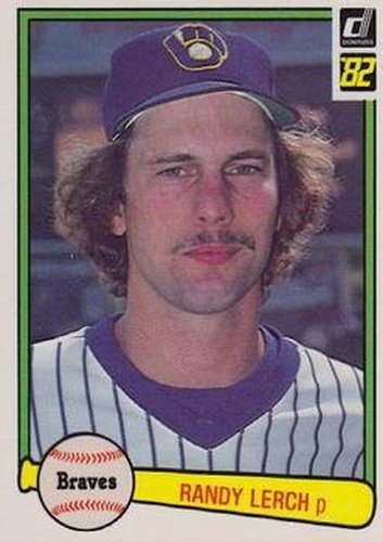 #595a Randy Lerch - Milwaukee Brewers - 1982 Donruss Baseball
