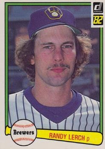 #595b Randy Lerch - Milwaukee Brewers - 1982 Donruss Baseball