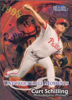 #596 Curt Schilling - Philadelphia Phillies - 1998 Fleer Tradition Baseball