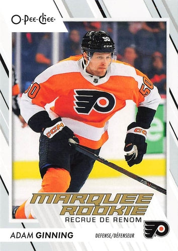 #596 Adam Ginning - Philadelphia Flyers - 2023-24 O-Pee-Chee Hockey