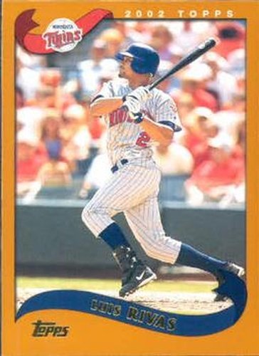 #596 Luis Rivas - Minnesota Twins - 2002 Topps Baseball