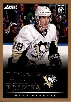 #597 Beau Bennett - Pittsburgh Penguins - 2013-14 Score - Gold Hockey