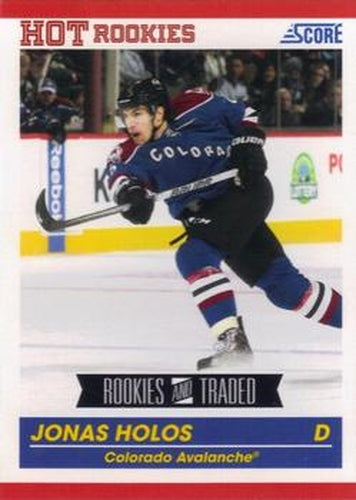 #597 Jonas Holos - Colorado Avalanche - 2010-11 Score Hockey