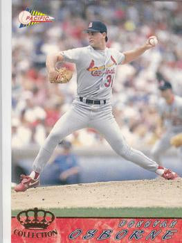 #597 Donovan Osborne - St. Louis Cardinals - 1994 Pacific Baseball