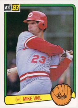 #597 Mike Vail - Cincinnati Reds - 1983 Donruss Baseball