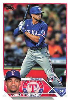 #597 Bubba Thompson - Texas Rangers - 2023 Topps Baseball