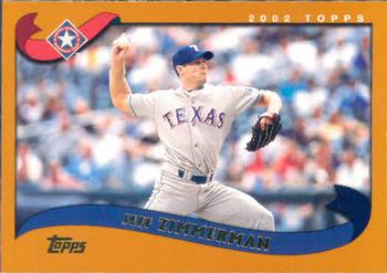 #597 Jeff Zimmerman - Texas Rangers - 2002 Topps Baseball