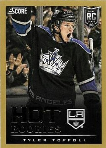 #598 Tyler Toffoli - Los Angeles Kings - 2013-14 Score - Gold Hockey
