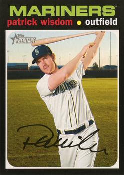 #598 Patrick Wisdom - Seattle Mariners - 2020 Topps Heritage Baseball