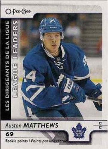 #598 Auston Matthews - Toronto Maple Leafs - 2017-18 O-Pee-Chee Hockey